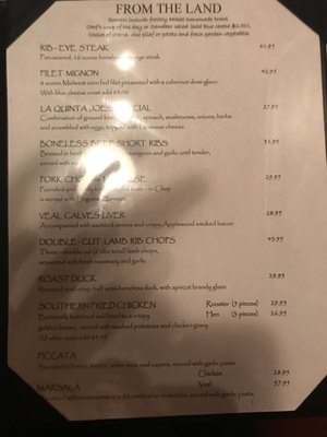 Menu photo 5 Cunard's Sandbar La Quinta, CA Menu photo 5 Cunard's Sandbar La Quinta, CA