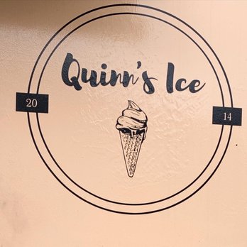 Quinn's Ice - an ice cream cone in a circle - Ice Cream & Frozen Yogurt Near Me - Baltimore, Maryland