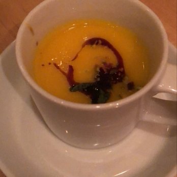 Sushi Ran - Pumpkin soup shot - Sushi Bars Near Me - Sausalito, California Sushi Ran - Pumpkin soup shot - Sushi Bars Near Me - Sausalito, California