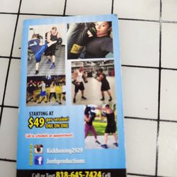 Step It Up Muay Thai & Fitness - My business card