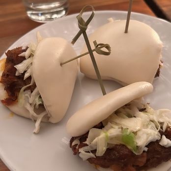 Cowan's Public - Pulled Pork Bao Buns which I highly recommend. - Cocktail Bars Near Me - Nutley, New Jersey