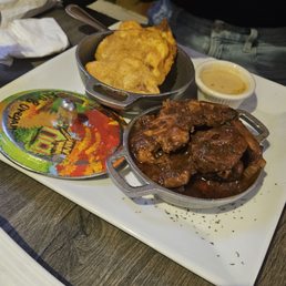 Ox Tail Stew with side of tostones Ox Tail Stew with side of tostones