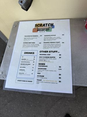 Menu photo 2 Scratch Breakfast Vancouver, WA Menu photo 2 Scratch Breakfast Vancouver, WA