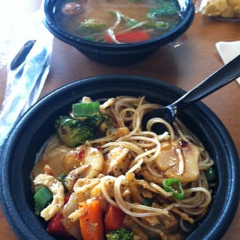 Laughing Noodle - Smokey sesame teriyaki half bowl and fire cracker soup - Noodles Near Me - Sharonville, Ohio Laughing Noodle - Smokey sesame teriyaki half bowl and fire cracker soup - Noodles Near Me - Sharonville, Ohio