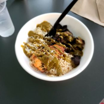 Fresh Kitchen New Tampa - Salmon bowl (4 piece bowl) with mushroom and rice - New American Near Me - Tampa, Florida Fresh Kitchen New Tampa - Salmon bowl (4 piece bowl) with mushroom and rice - New American Near Me - Tampa, Florida