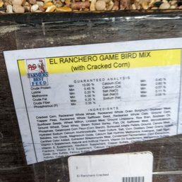 Great chicken feed! Great chicken feed!