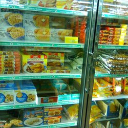Dollar Tree - Frozen food section.