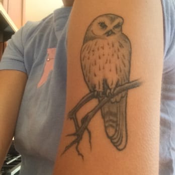 Redemption Tattoo - Owl by Josh Mac - Tattoo Near Me - Cambridge, Massachusetts