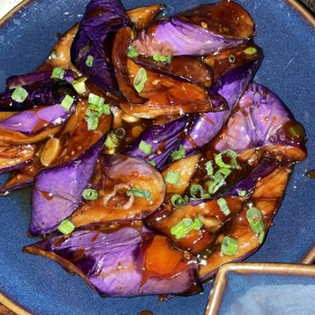 Wu Chow - Sichuan Braised JBG Eggplant ($14). Yum! - Dim Sum Near Me - Austin, Texas Wu Chow - Sichuan Braised JBG Eggplant ($14). Yum! - Dim Sum Near Me - Austin, Texas