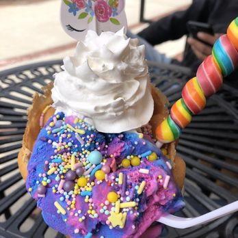 Breezeway Cafe - Unicorn egg puff - Breakfast & Brunch Near Me - Pismo Beach, California