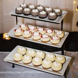 Oreo cheesecake, key lime (one of THE BEST) and strawberry? Raspberry?