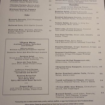 Arden Waikiki - Menu 4/26 - Hawaiian Near Me - Honolulu, Hawaii