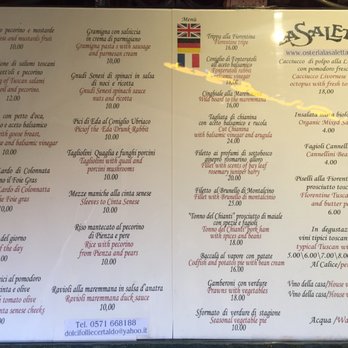Osteria La Saletta - Tuscan Near Me - Certaldo, FI