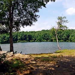Chris Greene Lake - Another picture opposite Chris Green Lake's artificial beach