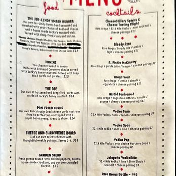 Redhead Creamery - Menu - Cheese Shops Near Me - Brooten, Minnesota