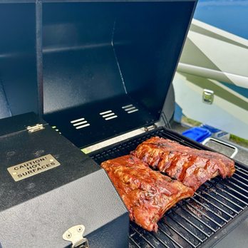 Caboose Junction Rv Resort - Pork Ribs on the Smoker at the Campground - RV Parks Near Me - Plant City, Florida Caboose Junction Rv Resort - Pork Ribs on the Smoker at the Campground - RV Parks Near Me - Plant City, Florida