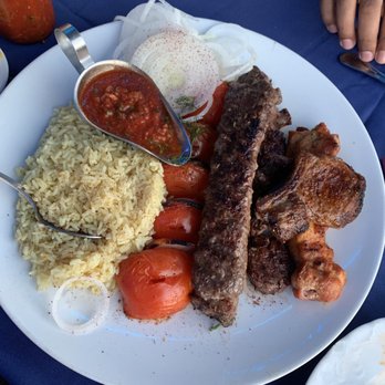 Nargis Cafe - Mixed grill kebab platter - Middle Eastern Near Me - Brooklyn, New York Nargis Cafe - Mixed grill kebab platter - Middle Eastern Near Me - Brooklyn, New York