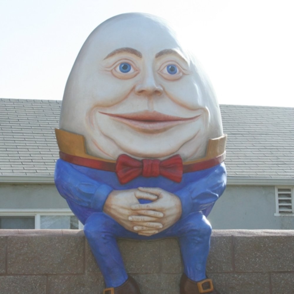 Children's Wonderland Park - Humpty waits. Still intact. - Playgrounds Near Me - Vallejo, California