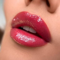 Dubrows Pmu - Lip Blush right after procedure