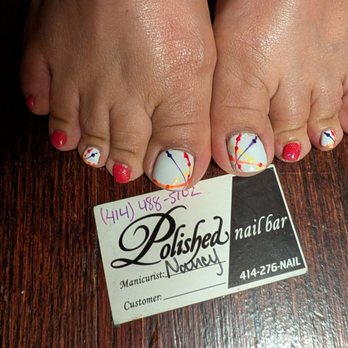 Polished Nail Bar - Luv luv my summer toes ,never fails,polish nail bar thnx Nancy - Nail Salons Near Me - Milwaukee, Wisconsin Polished Nail Bar - Luv luv my summer toes ,never fails,polish nail bar thnx Nancy - Nail Salons Near Me - Milwaukee, Wisconsin