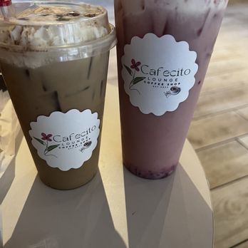 Cafecito Lounge - Horchata latte & Strawberry Mayita - Coffee & Tea Near Me - Lodi, California