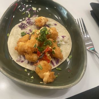 Redbird Scratch Kitchen + Bar - Crispy shrimp tacos. Delicious! - Chicken Wings Near Me - Tucson, Arizona