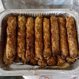 Chicken Seekh Kabobs Chicken Seekh Kabobs