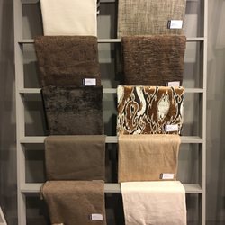 Top Fabric - Chocolate brown upholstery fabric sample yards.
