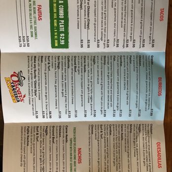 Oscar's Taqueria Express - Menu - Mexican Near Me - Murfreesboro, Tennessee