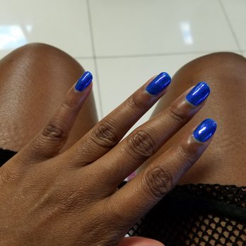Dn Infinity Nail Spa - Gel manicure. I love this color!! - Nail Salons Near Me - Fort Lauderdale, Florida