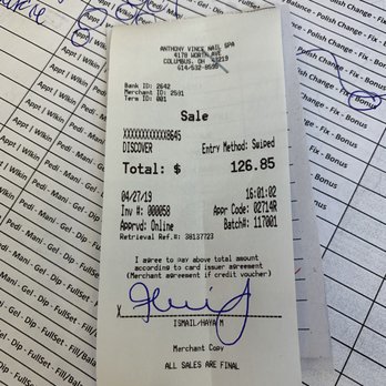 Anthony Vince Nail Spa - $126.85... ridiculous - Nail Salons Near Me - Columbus, Ohio
