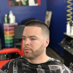 Wawa the Barber - Tapered fade with a beard trim. Cut by Wawa the Barber