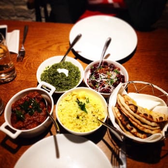 Trishna - ANDHRA LAMB MASALA PALAK PANEER BEETROOT PORIYAL LEMON RICE - Indian Near Me - London, XGL
