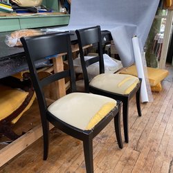 Ed's Upholstering - Reupholstering two desk chairs