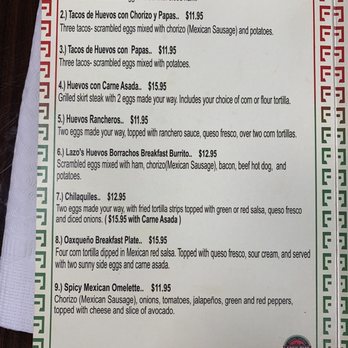 Lazo's Taco Shack - Menu 3/4/20 - Tacos Near Me - Milwaukee, Wisconsin Lazo's Taco Shack - Menu 3/4/20 - Tacos Near Me - Milwaukee, Wisconsin