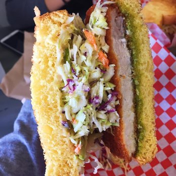 Mr Katsu - Habanero Pesto was delicious. Had a kick but wasn't too spicy. - Sandwiches Near Me - Fullerton, California Mr Katsu - Habanero Pesto was delicious. Had a kick but wasn't too spicy. - Sandwiches Near Me - Fullerton, California