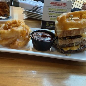 BRU Burger Bar - Double Smash Patty Melt* - Burgers Near Me - South Bend, Indiana