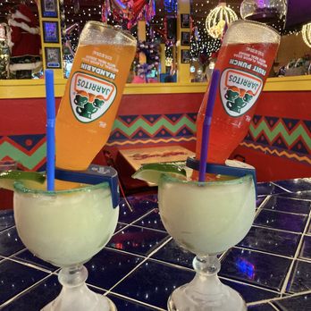 Gonzalez Restaurant - two glasses of margaritas on a table - Mexican Near Me - Dallas, Texas