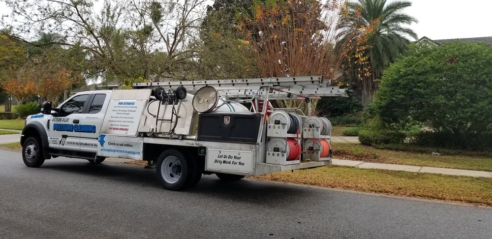 Slide of Action Plus Pressure Cleaning