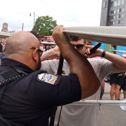 Columbus Division of Police - Officers sitting around while a man was being harassed with blow horns almost injuring his ear drums