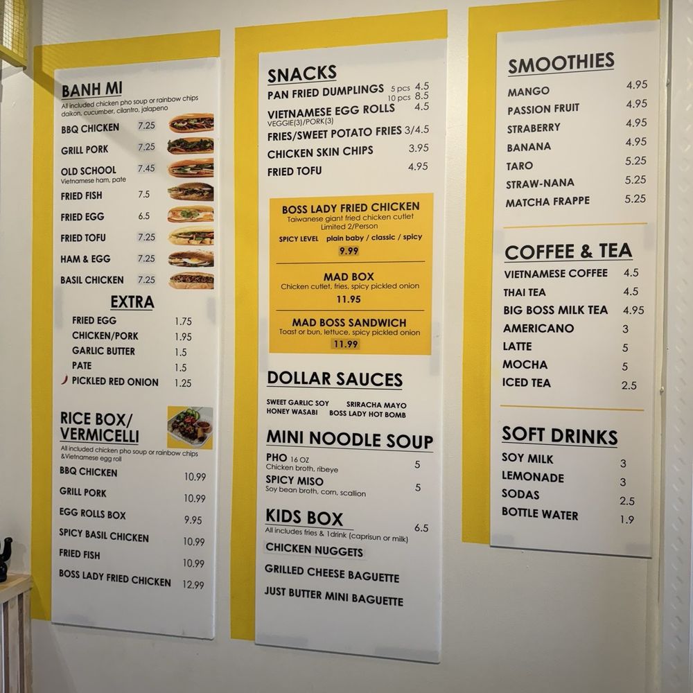 Big Boss Banh Mi - Menu - Vietnamese Near Me - Houston, Texas Big Boss Banh Mi - Menu - Vietnamese Near Me - Houston, Texas