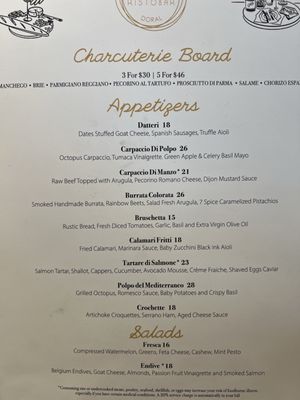 Menu photo 2 Gusto RistoBar Doral, FL