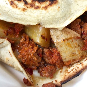 Tacos Pipeye - Quesadilla de chorizo con papas -- soooooo good! Get this! - Tacos Near Me - Santa Barbara, California Tacos Pipeye - Quesadilla de chorizo con papas -- soooooo good! Get this! - Tacos Near Me - Santa Barbara, California