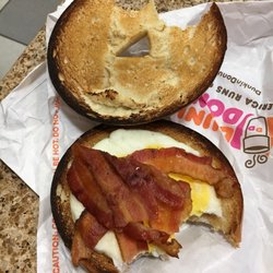 Dunkin' - Really? Burnt? The place is almost empty....