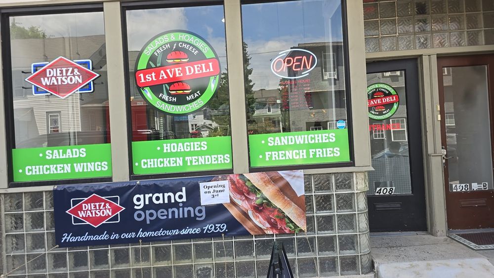 FIRST AVE DELI Updated August 2024 408 W 1st Ave, Parkesburg