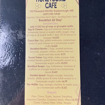 Honeycomb Cafe - Coffee & Tea Near Me - Scarborough, Maine