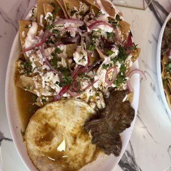 LE COCO - Chilaquiles Rojos a tad spicy - Desserts Near Me - Downey, California