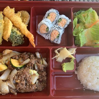 Momo Sushi - Beef Bento Box - Sushi Bars Near Me - Boulder City, Nevada Momo Sushi - Beef Bento Box - Sushi Bars Near Me - Boulder City, Nevada