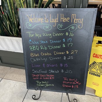 Loyd Have Mercy - Menu - Seafood Near Me - Titusville, Florida