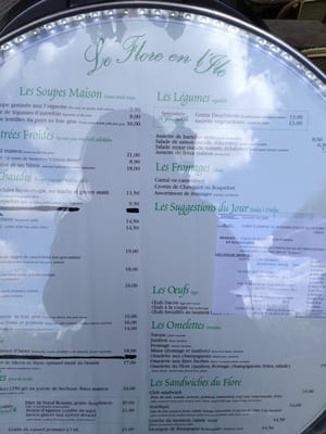 Menu photo 8 Le Flore en l'Ile Paris, 75 Menu photo 8 Le Flore en l'Ile Paris, 75